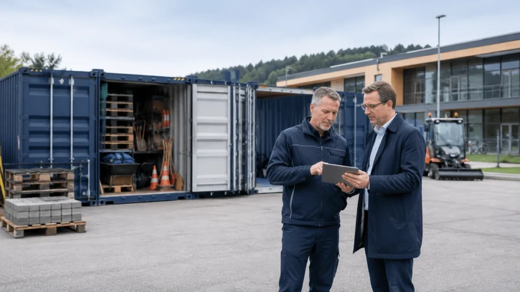 Container- und Lagerlösungen für Kommunen und öffentliche Auftraggeber